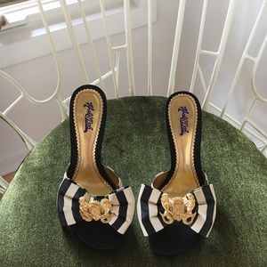 High Heeled Mules
